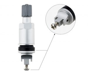 Aluminum Tire Valves for TPMS Sensor Car Tire Replacement Valves Repair Kit Tire Pressure Monitoring System Valve Stem Snap-In